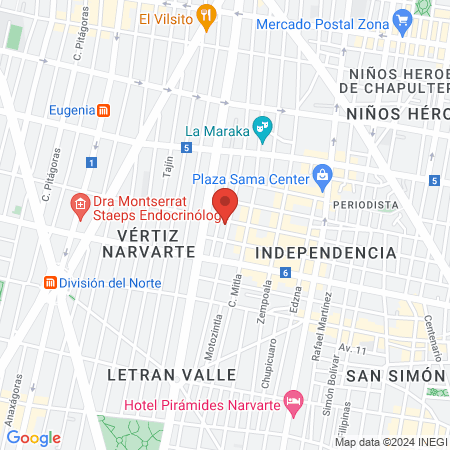 Dr. Alfonso Otero Cano map