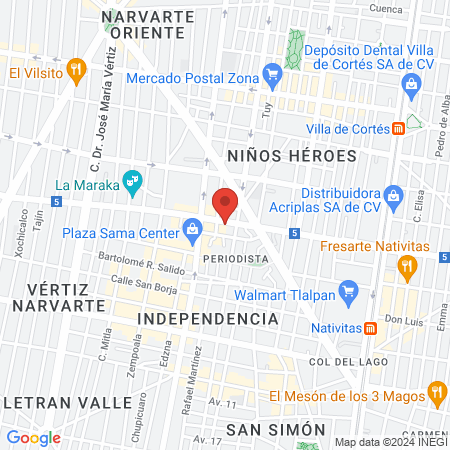 Consultorio dental brackets dent map