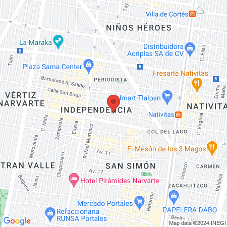 Dr. Rafael Alvarado García map