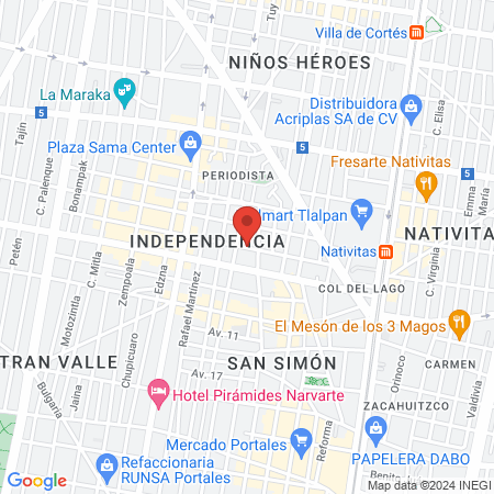 Dra. Adriana Paulina Cruz Romero, Psiquiatra map