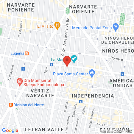 Medica Beistegui map