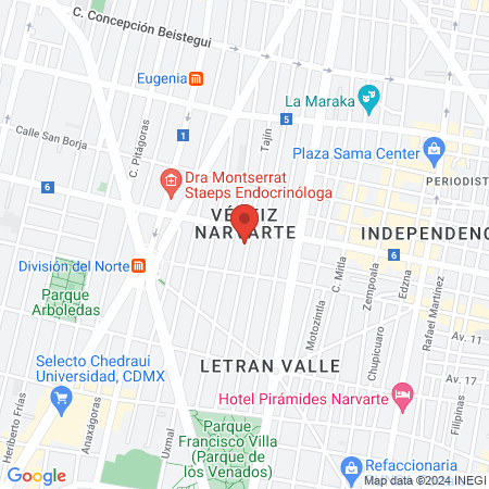 andrea miguel, Fisioterapeuta map