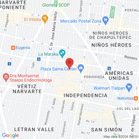 Veterinaria Cadena map