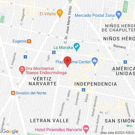 Vet Point Narvarte map