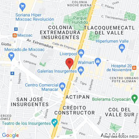 Lavaliere Estética map