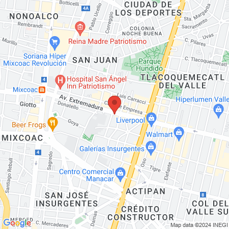 Otorrinolaringología Dr. Gutiérrez map