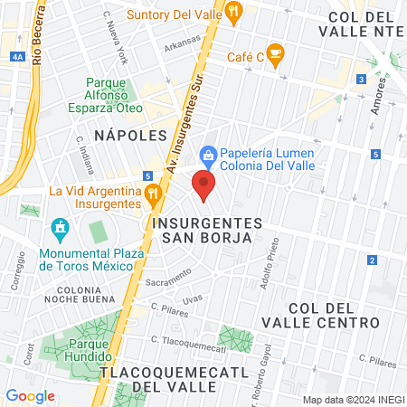 Dra Samara Careaga map