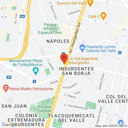 Doctora Patricia Hernández García map