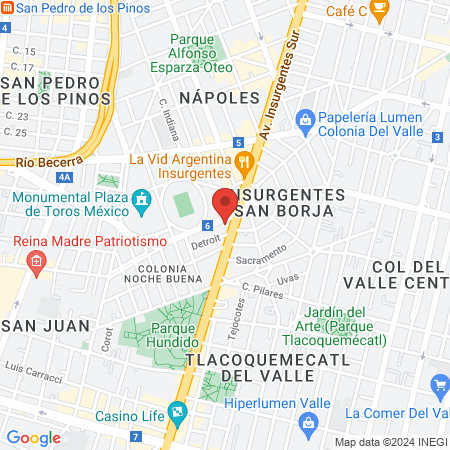 Ruiz Gudiño Alfredo Dr map