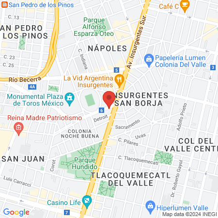 Grupo Odontológico Holbein map