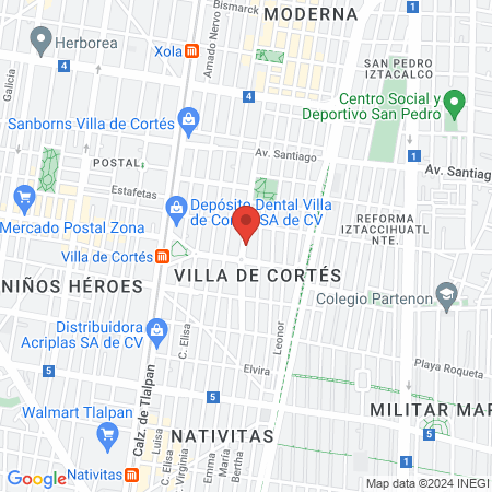 ESTETICA UNISEX GINA map