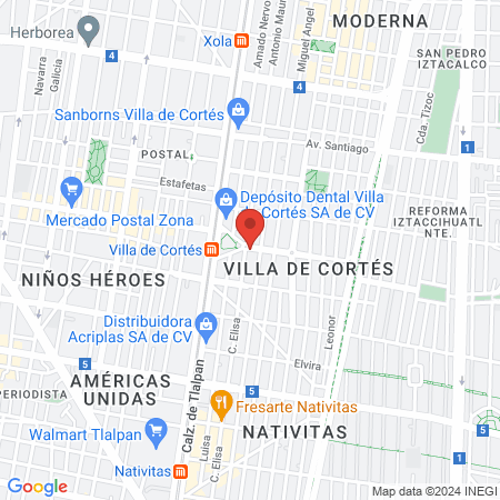 Salón de Belleza Nora map