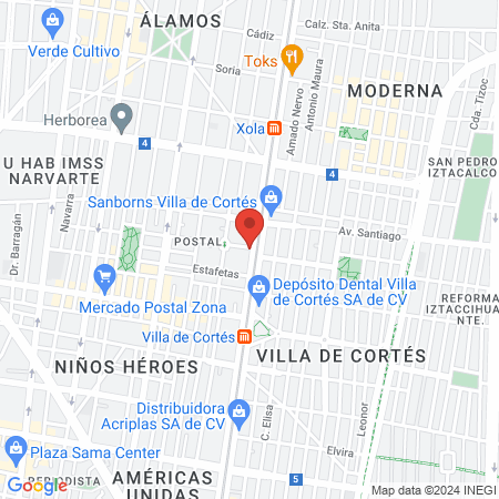 Diego Hiram Rubio Romero Oftalmólogo Benito Juárez map