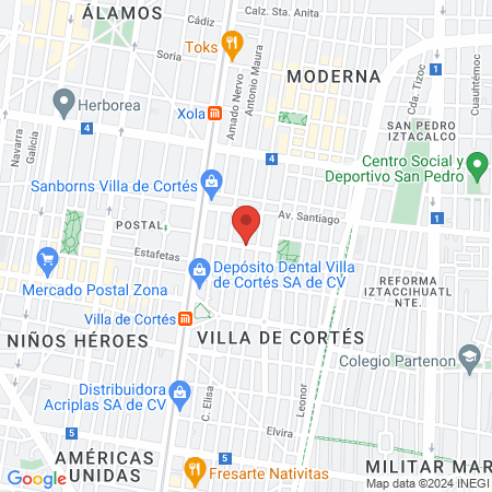 Peludos Hernández map