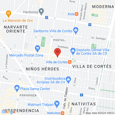 Dra. Leslie A. Peña Sustaita, Cirugía General map