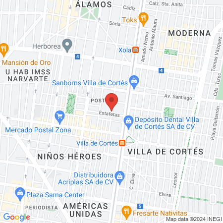 OlEstra Dentamar map