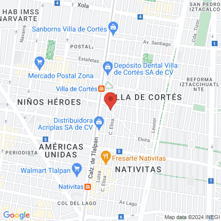 Pediatra Dra. Úrsula Guzmán Lazcano map