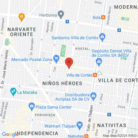 VETERINARIA POSTAL map