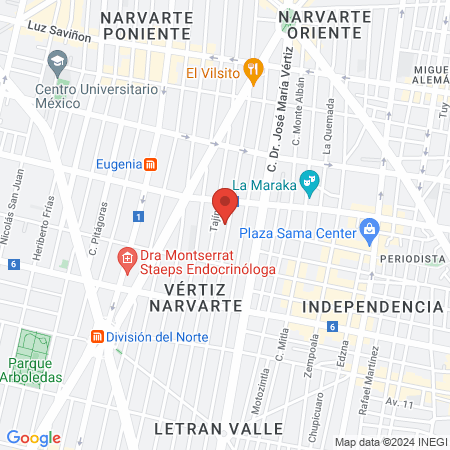 Clínica Veterinaria Pequeños Amigos map