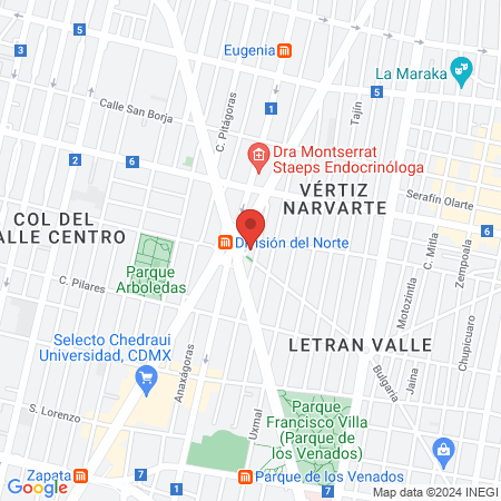 Federación Mexicana de Gimnasia, A.C. map