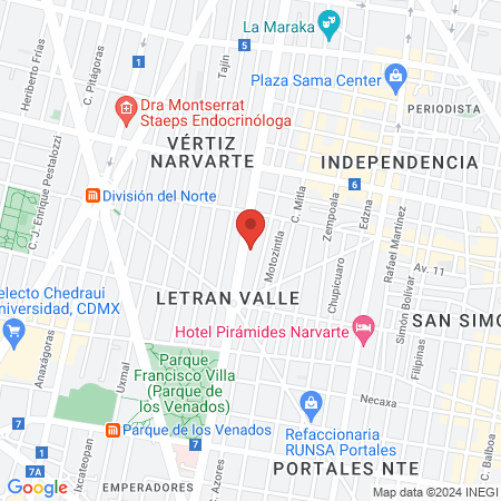 Dentista atención niños y adultos map