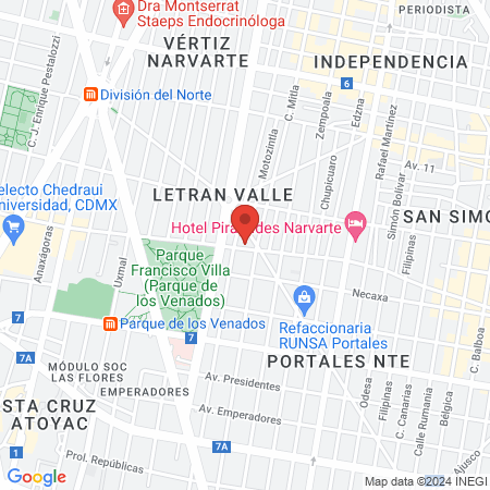 Flores Calderon Sergio Dr map