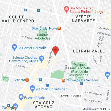 Centro Médico Capistrán map