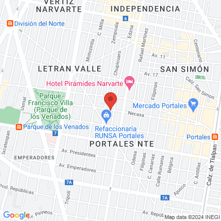 Veterinaria Hueso Dorado map