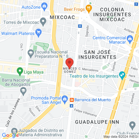 Dental Saucedo map