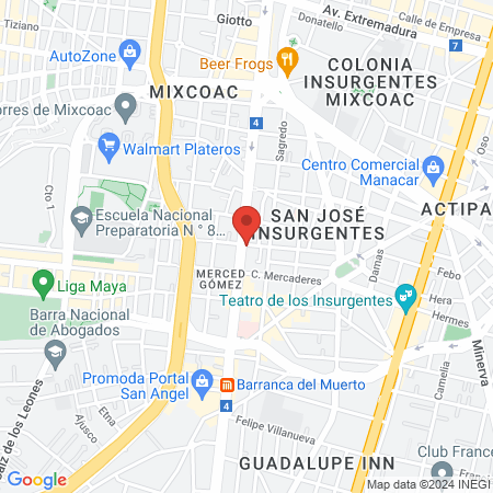 PEDIATRA. Dr. Arturo Ochoa. map