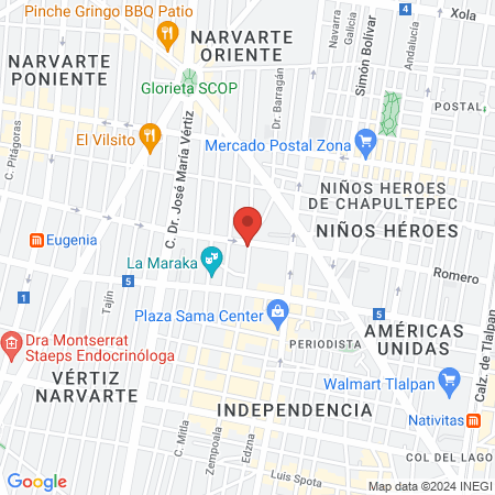 Sala de Belleza Sofi map