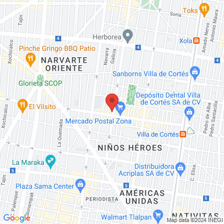 Especialidades Dentales map