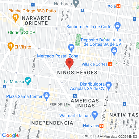 Dentista Especialidades Odontologicas map