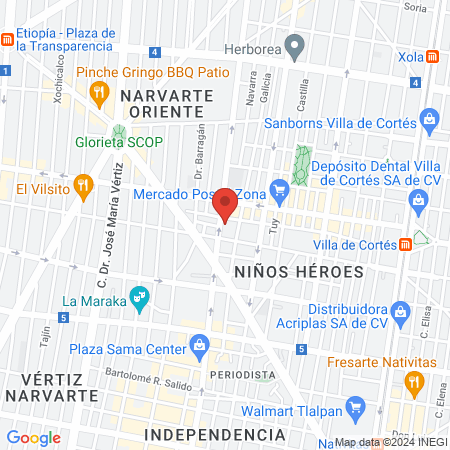 Consultorio Dental map