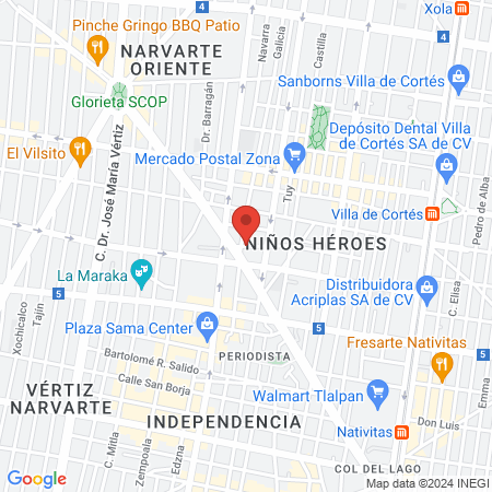 Clinica Veterinaria Dogs and Cats map