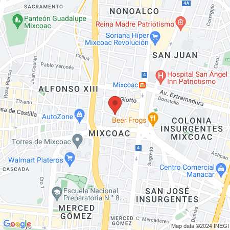 Salón de belleza Perfect desing map