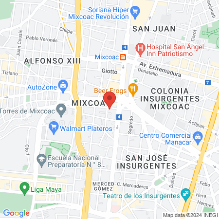 Consultorio dental Dra. Guadalupe López map