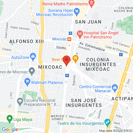 Clínica dental Mexicana map