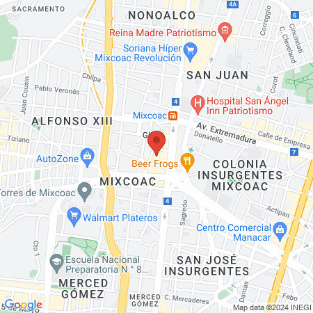 Garrido Guerra Mauricio map