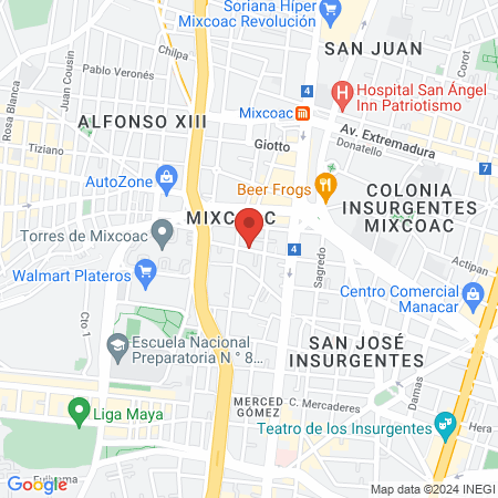 Dr Jorge Mendoza map