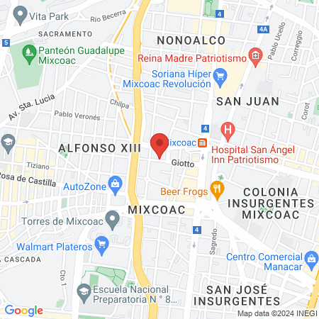 Dr. Felipe Rosas Vallejo map