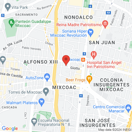 Consultorios Médicos map