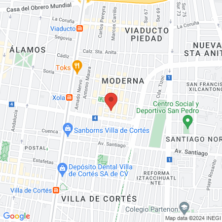 Diamonds Nails Narvarte map