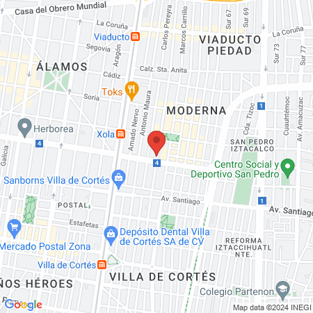 Vitadent Alejo Xola map