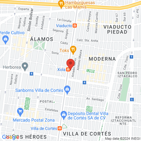Clínica Dental Colibrí map