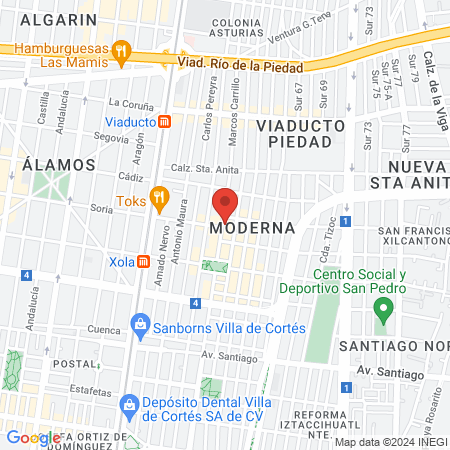 Dra. Kim Danae Díaz Juárez, Pediatra map