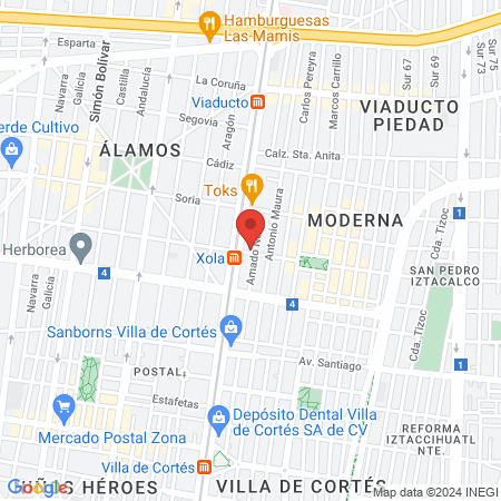 Dr. Mario Alberto Chávez Saldaña map