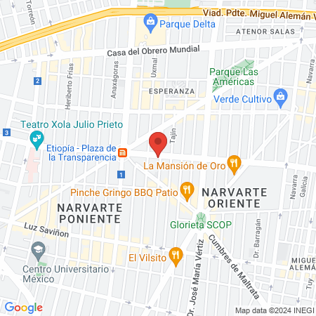 La Capital mx Barbería Peluquería Spa map