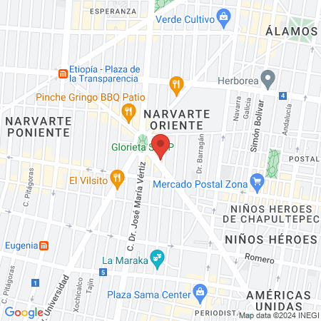 SERVICIOS DENTALES map