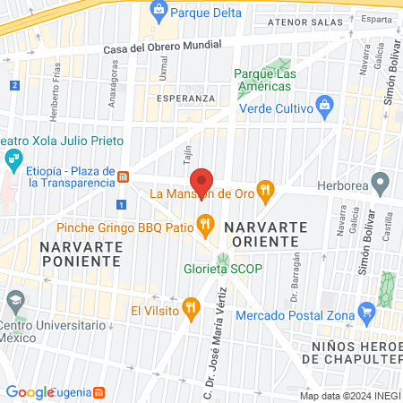 Dentista Diana Martínez map